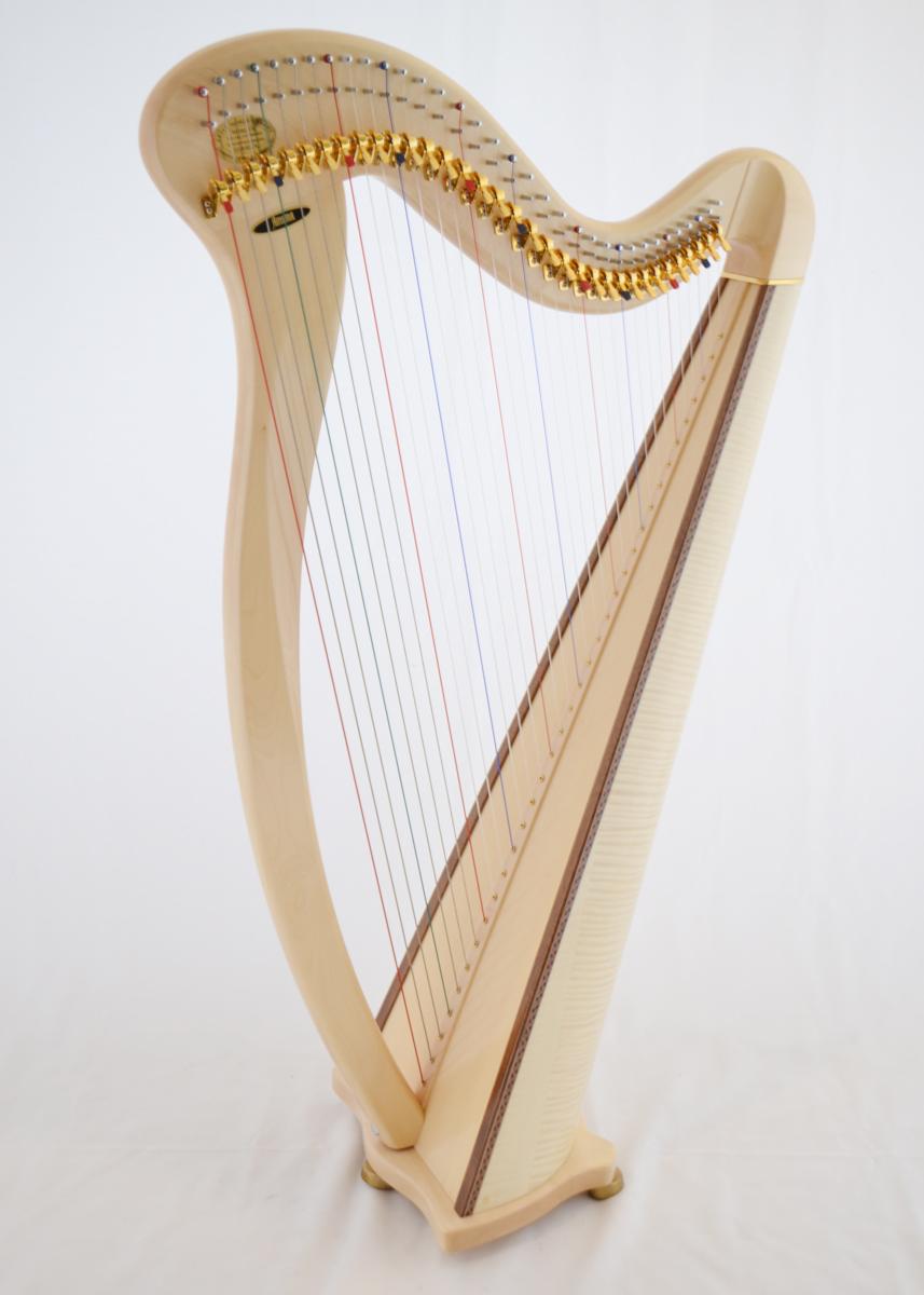 Aoyama Kerry 34 Lever Harp Maple