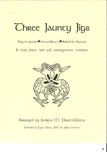 Three Jaunty Jigs - Arranged for Harp Trio by Jennifer Pratt-Walter SALE