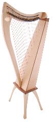 Dusty Strings FH 26 Lever Harp in Maple
