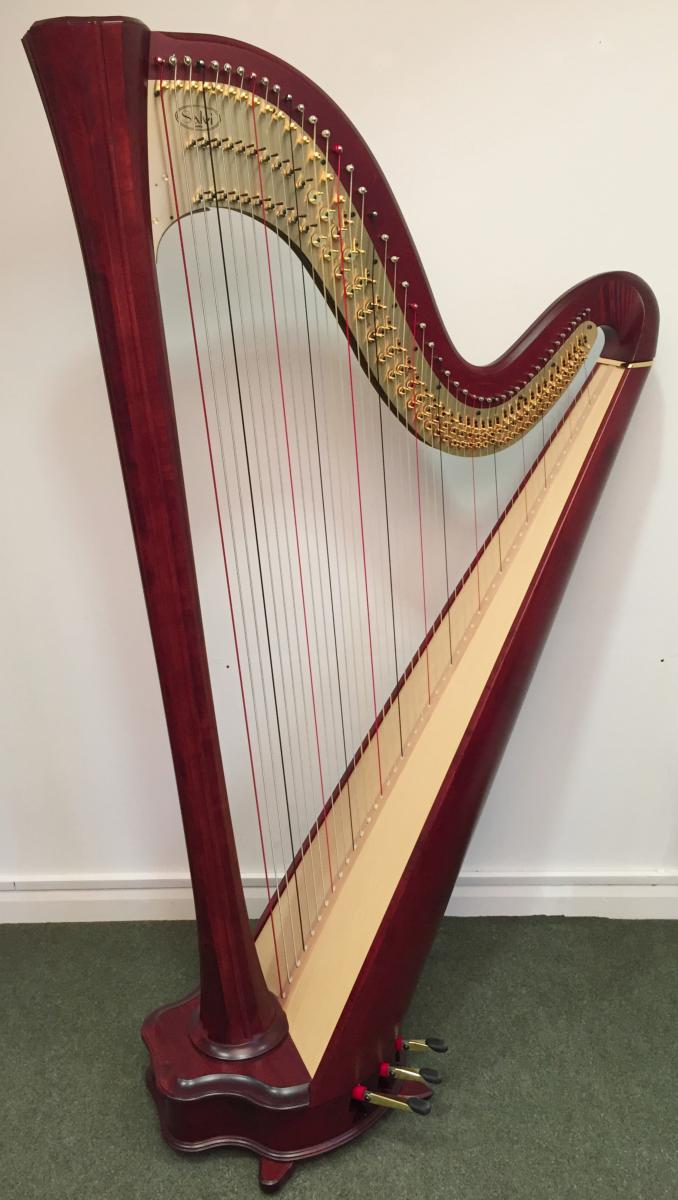 Daphne 47 S Pedal Harp P20404