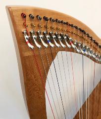 Dusty Strings FH 34 Lever Harp in Cherry