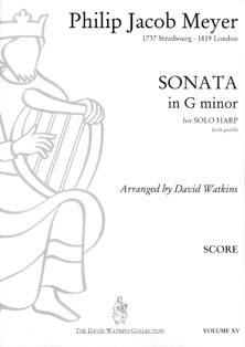 Sonata in G minor for Solo Harp by Philip Jacob Meyer - Arranged by David Watkins