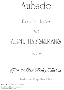Aubade pour la harpe op.30 - Alphonse Hasselmans