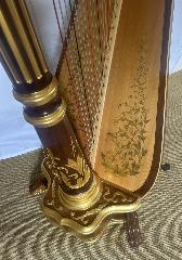 Second Hand Delphi 47 Pedal Harp Walnut Gilded - 2007