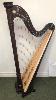 L&H Prelude 40 Lever Harp LH63504 : Mahogany - in Stock