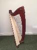 Salvi Una 38 Lever Harp (43985): Mahogany - in Stock