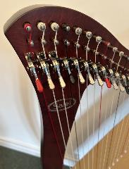 Salvi Juno 27 Lever Harp Mahogany (L44409) - Ex Rental 2023