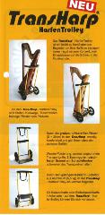 TransHarp Pedal Harp Trolley