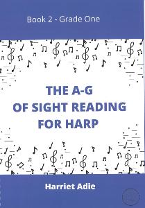 The A-G- Of Sight Reading For Harp Book 2 - Grade One - Harriet Adie