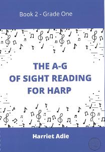 The A-G- Of Sight Reading For Harp Book 2 - Grade One - Harriet Adie