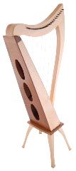 Dusty Strings FH 26 Lever Harp in Maple