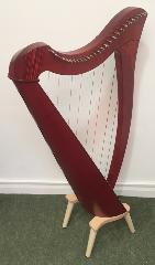 Salvi Juno 27 Lever Harp in Mahogany Ex Rental - in Stock