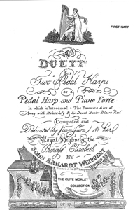 Duet for Two Pedal Harps - Weippert