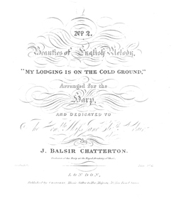 My Lodging is on the Cold Ground - J Balsir Chatterton