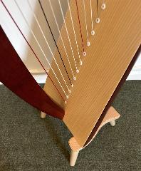 Salvi Juno 27 Lever Harp Mahogany (L44409) - Ex Rental 2023