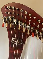 Salvi Juno 27 Lever Harp Mahogany L49465 - Ex Rental 2024
