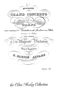 Fourth Grand Concerto for the Harp, Op.60 - Parish Alvars