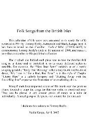 Folk Songs From The British Isles (Duet) Volume 2 - Skaila Kanga