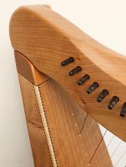 Dusty Strings FH 34 Lever Harp in Cherry