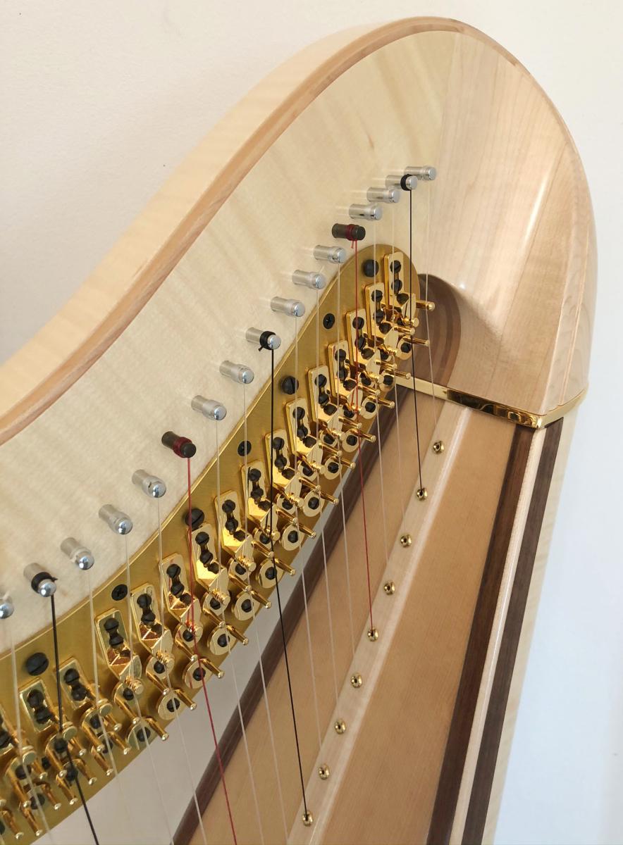 Orpheus 47 Pedal Harp in Maple in Stock