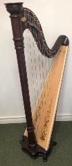 L&H Prelude 40 Lever Harp LH63713 : Mahogany