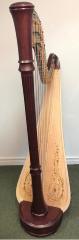 L&H Style 85CG Pedal Harp: Mahogany - in Stock