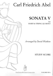 Sonata V for Harp and String Quartet by Carl Friedrich Abel - Arranged by David Watkins