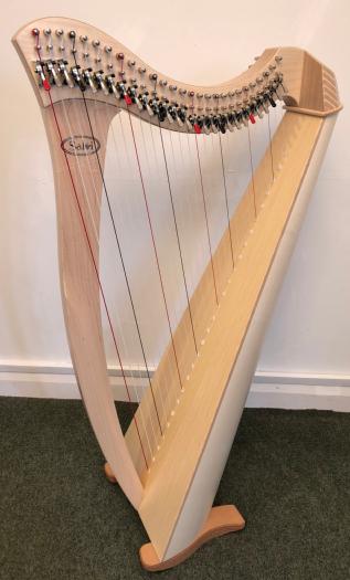 Salvi Juno 27 Lever Harp: Natural Lxx