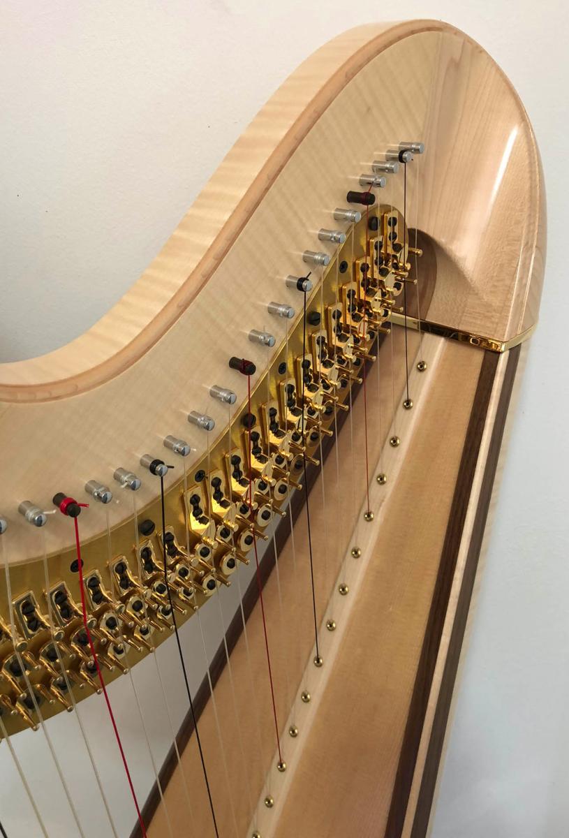 Orpheus 47 Pedal Harp in Maple in Stock
