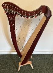 Salvi Juno 27 Lever Harp Mahogany (L44409) - Ex Rental 2023