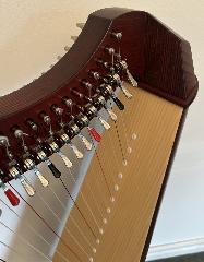 Salvi Juno 27 Lever Harp Mahogany (L44409) - Ex Rental 2023