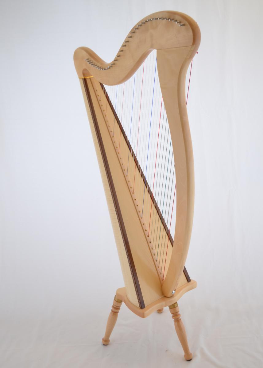 Aoyama Kerry 34 Lever Harp Maple