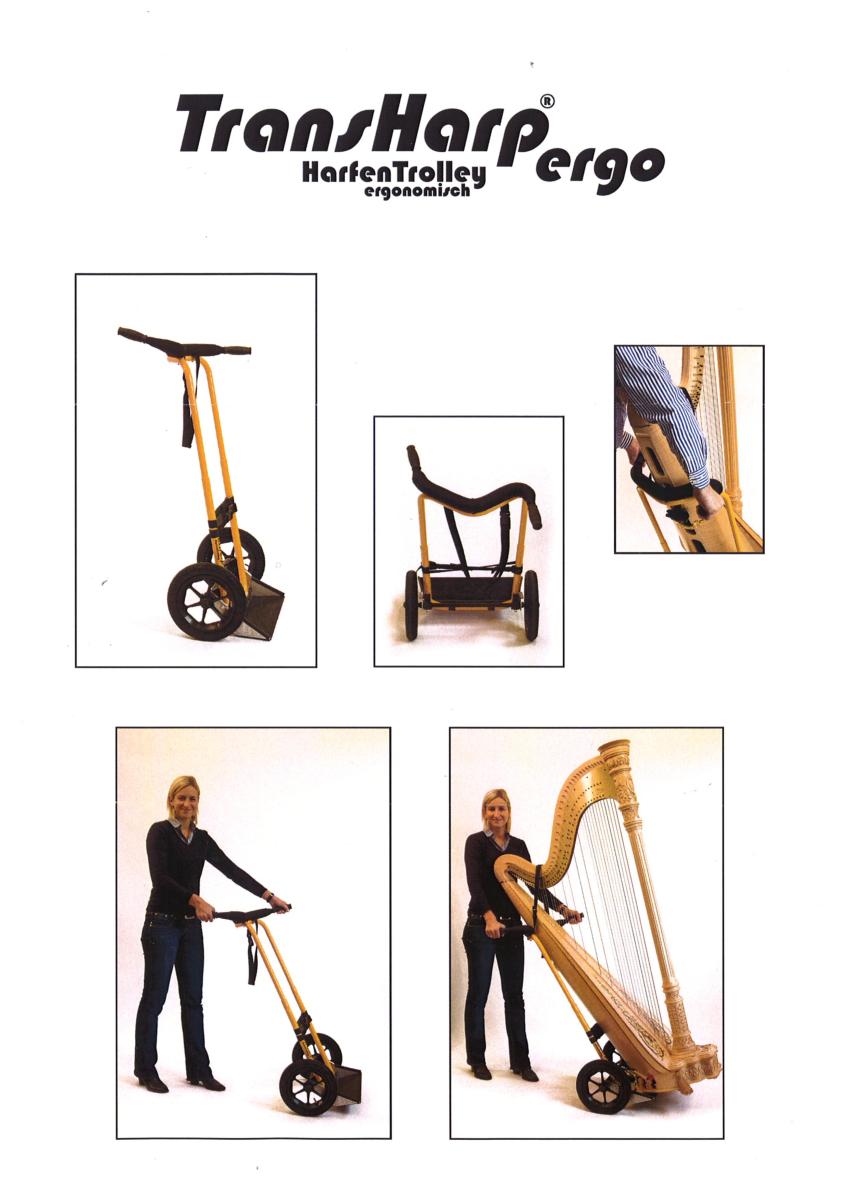 TransHarp "Ergo" Pedal Harp Trolley