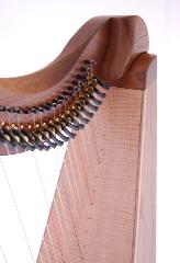Dusty Strings FH 34 Lever Harp in Walnut