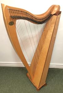 Dusty Strings FH 36 B Lever Harp in Maple 2nd Hand - in Stock