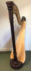 L&H Chicago CG Extended Pedal Harp  L72828 : Mahogany - in Stock