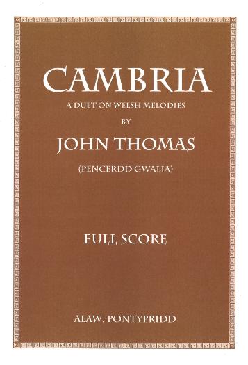 Cambria Duet Full Score - John Thomas - Arr by Meinir Heulyn