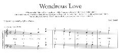 Wondrous Love  - Arranged For Harp by Sylvia Woods