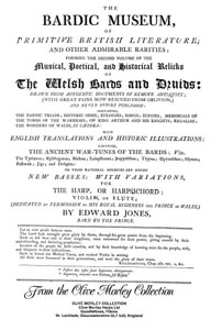 The Bardic Museum: The Musical, Poetical and Historical Relicks of The Welsh Bards and Druids -