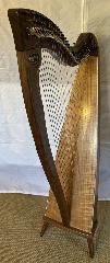 Dusty Strings FH 34 S Lever Harp: Walnut with Camac levers 