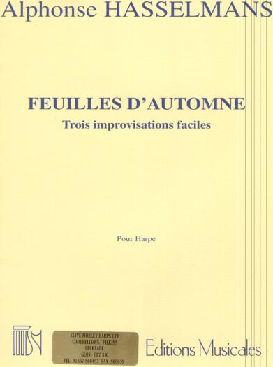 Feuilles D'Automne Trois improvisations faciles Op. 45 - Alphonse Hasselmans