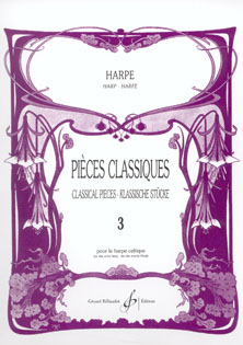 Pièces Classiques Pour Harpe Celtique Cahier 3 - Odette Le Dentu