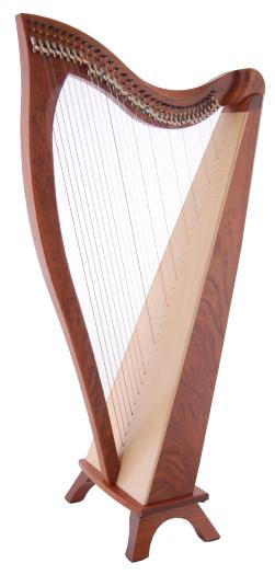 Dusty Strings FH 34 Lever Harp in Bubinga