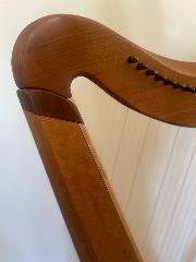 Dusty Strings FH 34 S Lever Harp: Cherry with Camac levers