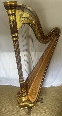Second Hand Delphi 47 Pedal Harp Walnut Gilded - 2007