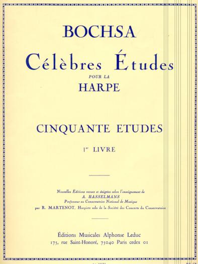 Célèbres Études Pour la Harpe: 50 Études Cahier 2- Bochsa