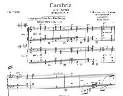 Cambria Duet Full Score - John Thomas - Arr by Meinir Heulyn