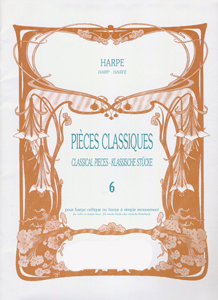 Pièces Classiques Pour Harpe Celtique Cahier 6 - Dominig Bouchaud