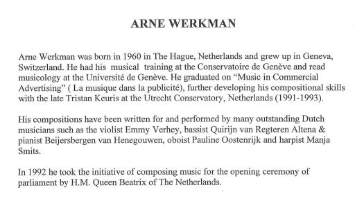 Trio for Flute, Viola and Harp Op. 51 - Arne Werkman