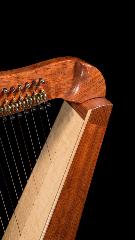 Dusty Strings FH 26 Lever Harp in Bubinga